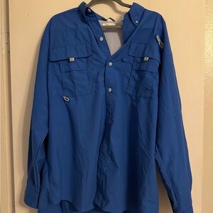 Columbia Men's Vibrant Blue Shirt Jacket